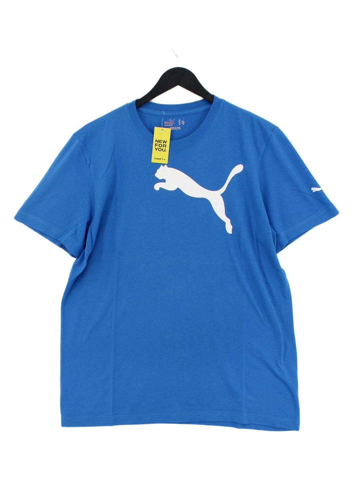 ALTRA Puma T Shirt Uomo M Blu Grafica 100% Altro Basic