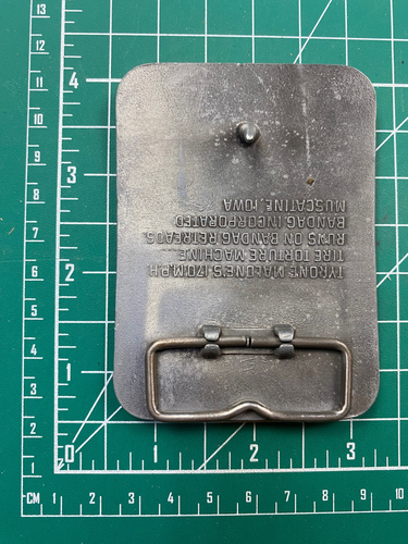Vintage Bandag Bandit Belt Buckle - Picture 3 of 3
