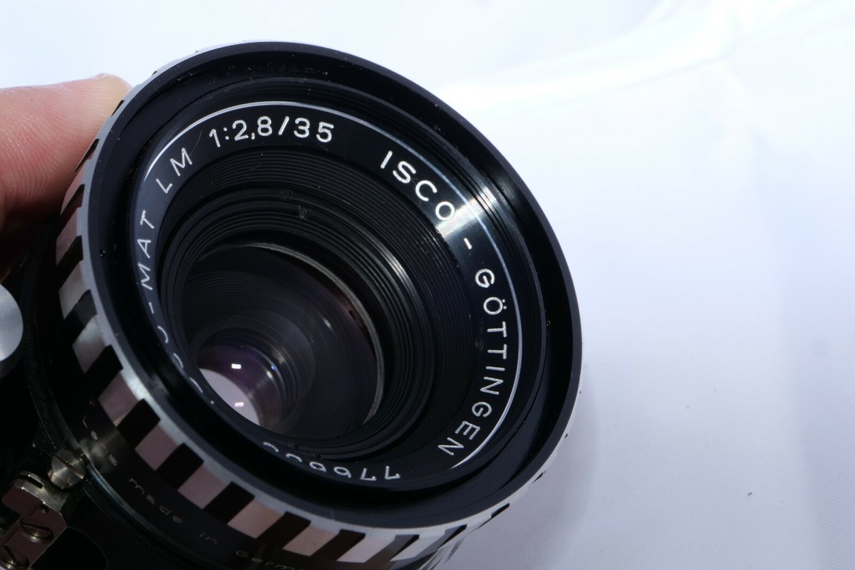 Schneider Exakta Isco-Mat LM 35mm f2.8 wide angle lens. Sony