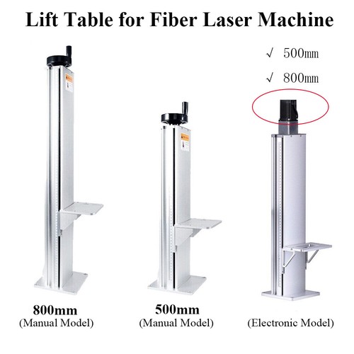Soporte elevador de columna elevador láser de fibra 500 mm / 800 mm para máquina de marcado - Imagen 1 de 4