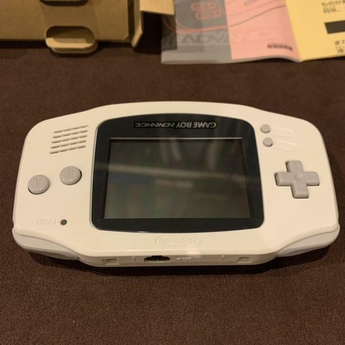 Nintendo Game Boy Advance GBA White Handheld Console In Box Japan Good - Picture 4 of 7