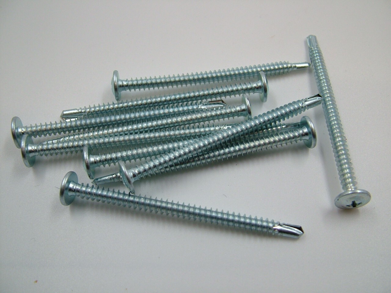 BAYPOLE SELF DRILLING TAPPING SCREWS WAFER HEAD uPVC BAY WINDOW 4.8x70mm pack 10