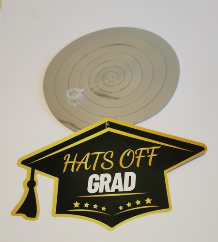 Graduation Party Decorations 30pc Hanging Spirals Black Gold and Silver - Picture 14 of 17