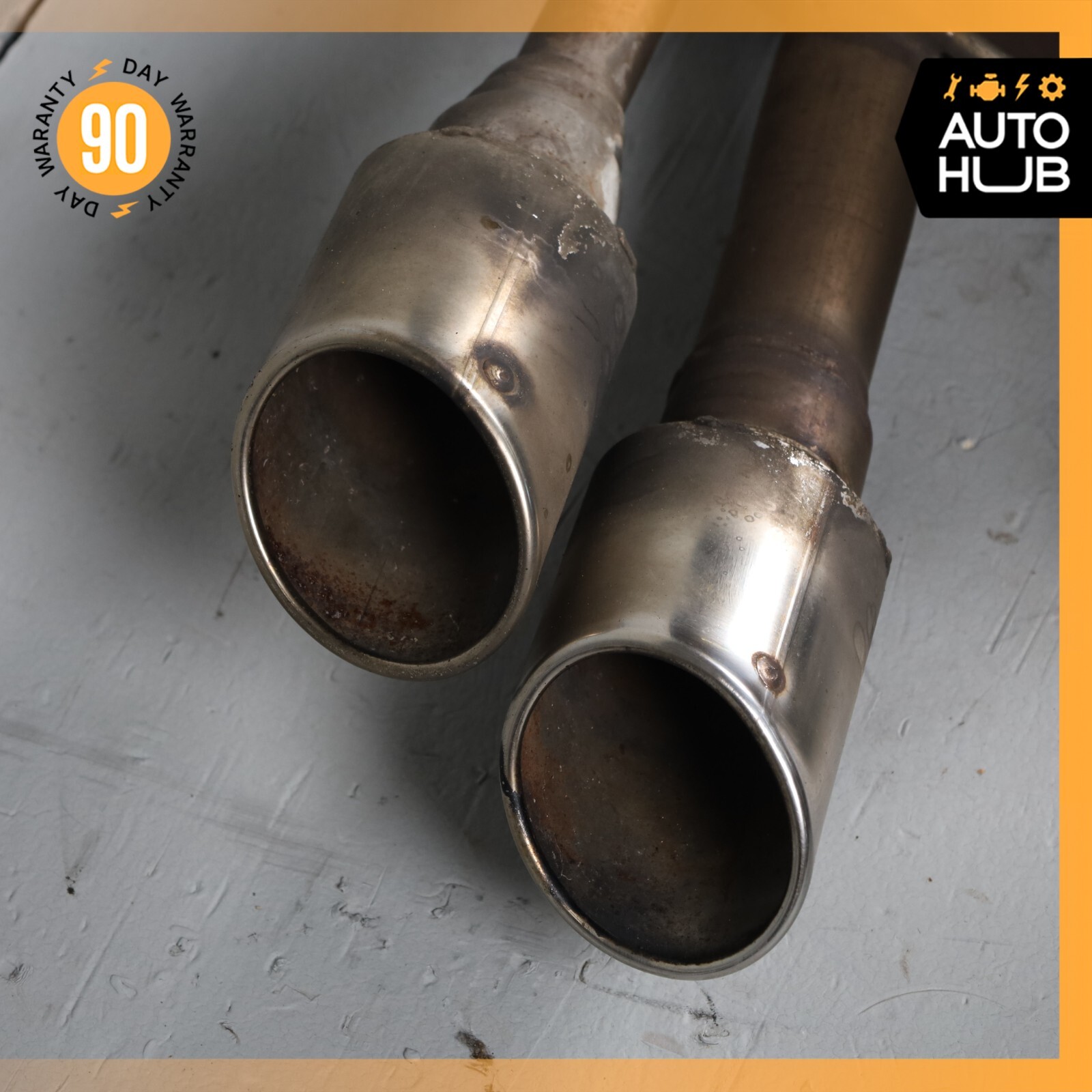 Maserati Quattroporte M139 Exhaust Mufflers Dual Tips Left & Right Side Set 68k