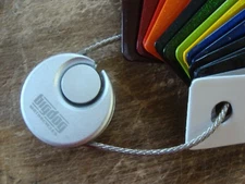 BIG DOG MOTORCYCLES LASER ENGRAVED BRUSHED ALUMINUM KEY CHAIN W/ LOGO BDM