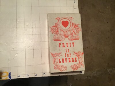 1950s or 60s trick/gag/ joke: FRUIT IS FOR LOVERS - Inventex corp. Allentown Pa