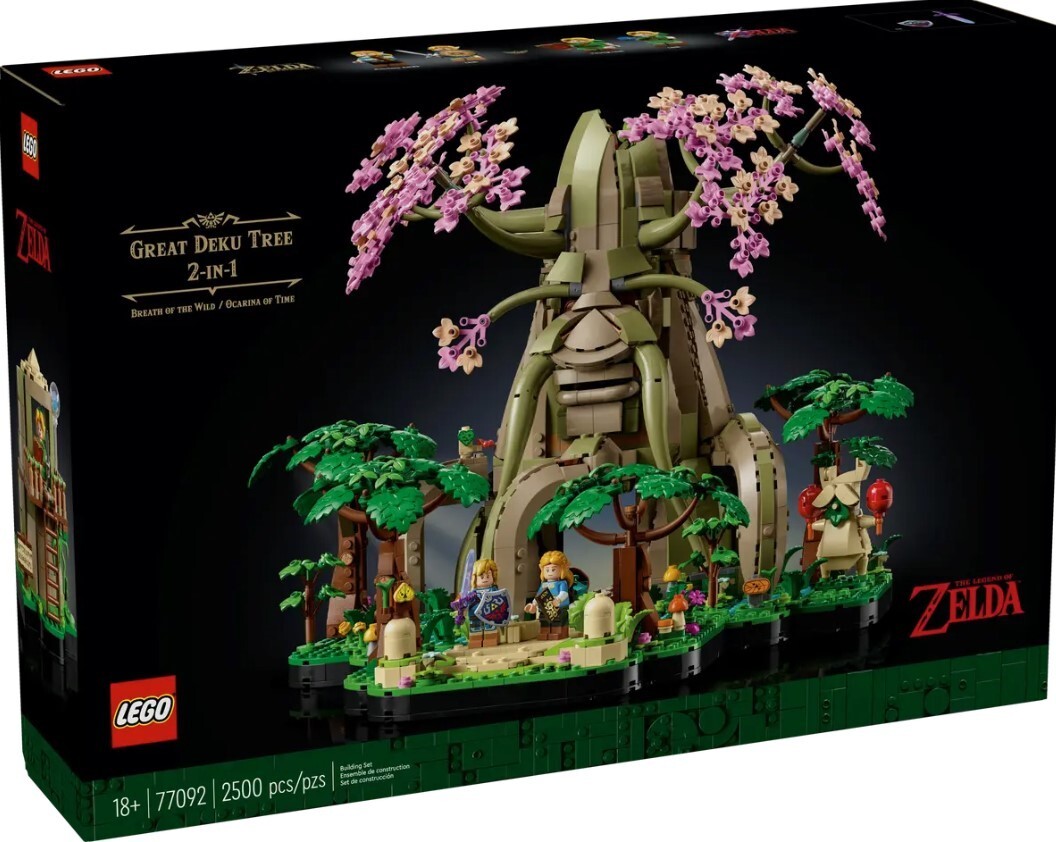 LEGO 77092 The Legend of Zelda Deku Tree 2500 Pieces Ocarina of