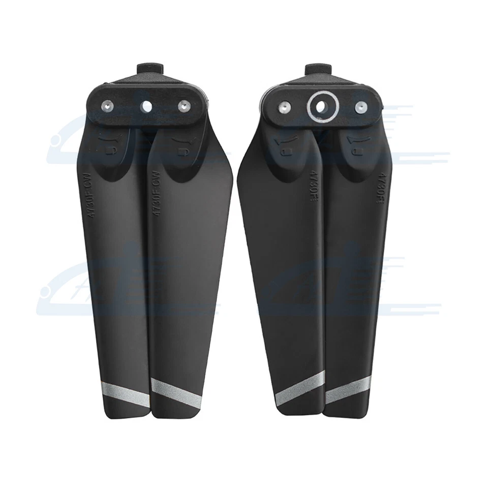 4pairs 4730F Quick-Release Foldable Propellers Blades Silver for DJI Spark Drone - Image 2 of 4