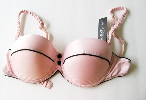 Sujetador XB83 A.B.S Intimates ABS154 rosa sedoso satén contorno UW 36C - Imagen 5 de 7