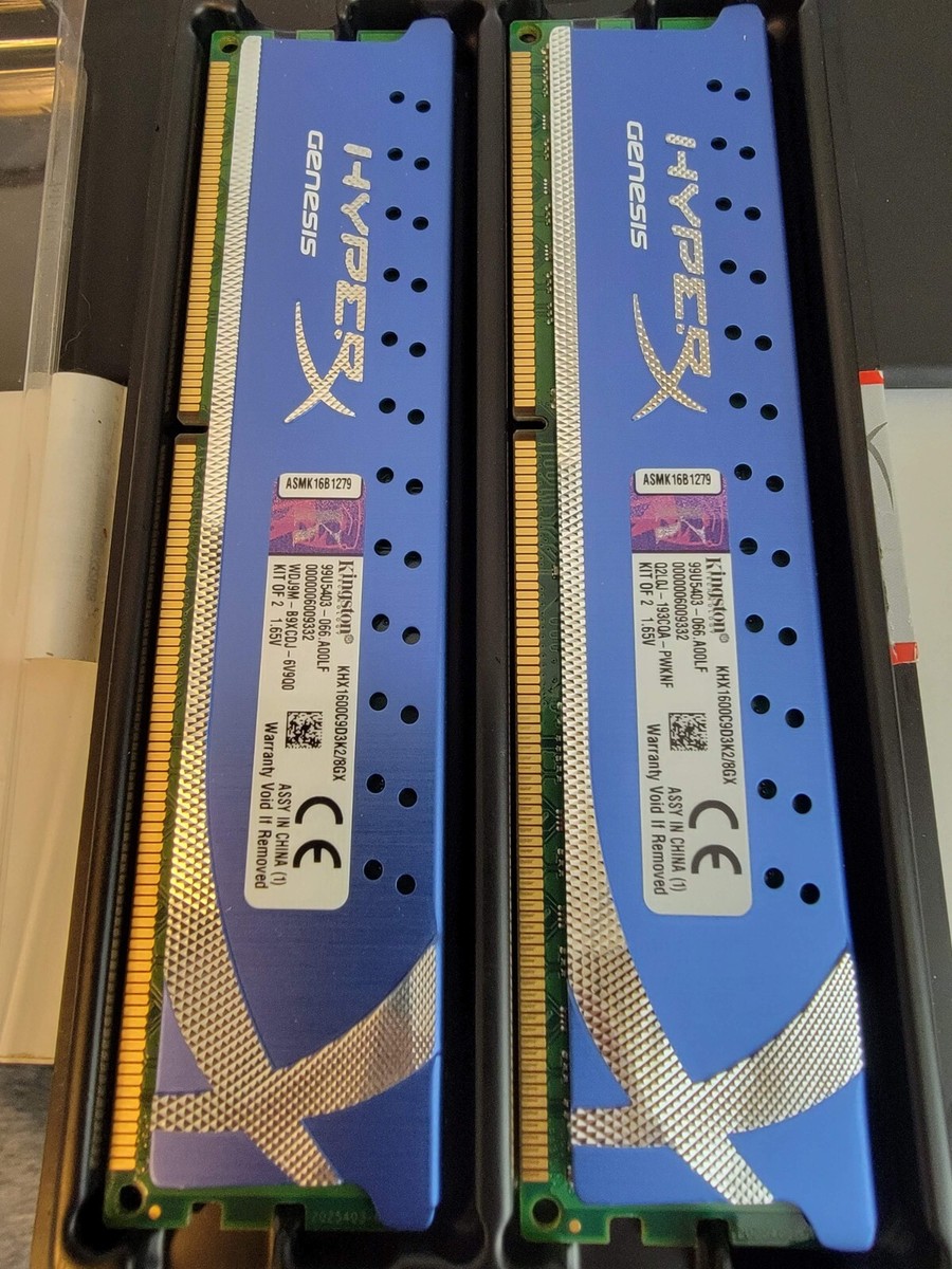 Kingston HyperX Genesis 2x4GB (8GB) DDR3 1600 CL9 KHX1600C9D3K2