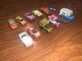 Vintage Lot of 12 Used Micro Machine Cars Galoob Micromachine
