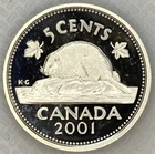 2001 Canada 5 Cents — photo from another recent sale