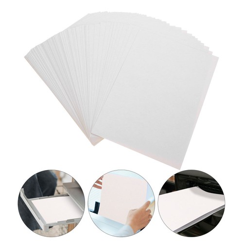 100 Sheets Printer Paper Blank Sticker Printing Printable Stickers Vinyl - Afbeelding 7 van 12