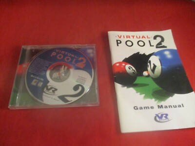 Virtual Pool 2 (PC Computer Game, 1998) w/ Manual WORKS!