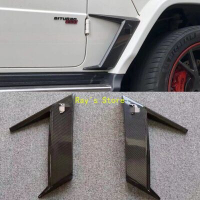 Dry Carbon Fiber Fornt Fended Vent Side Cover For Mercedes Benz G Wagon W464 G63