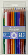 Artist's Loft 24 Piece Colored Pencils Academic Level 1 Only One Pencil Used