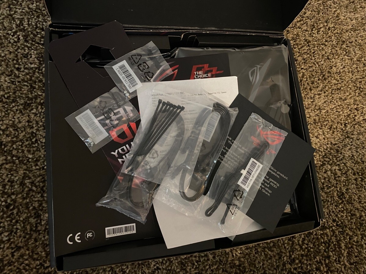 republic of gamers strix b450-f motherboard new open box