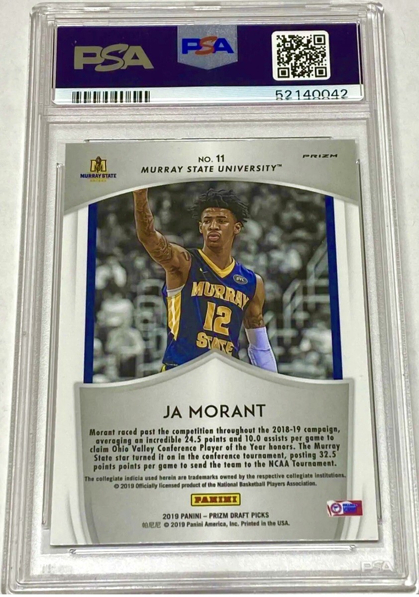 その他 2019-20 Panini Silver Prizm Ja Morant RC 2019-20 Panini Ja Morant Silver Prizm Rookie Rc PSA 9 Mint