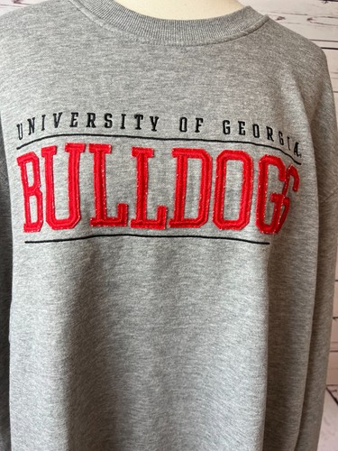 Champion Sweatshirt University of Georgia Bulldogs Extra Large Pullover XL Y2K
