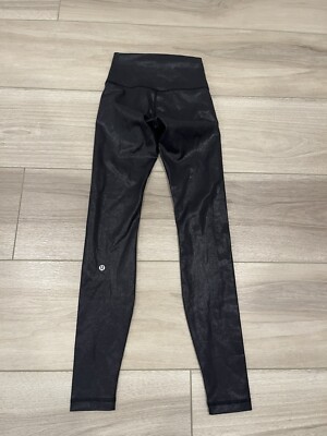 Lululemon Wunder Train HR Tight 28'' Foil Special Edition Women's Size 2 LW5DPYS