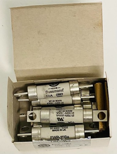 FWP-10Ba Bussmann Fuse 700V 10A NEW Box of 10 Free 2 Day Shipping - Picture 2 of 2