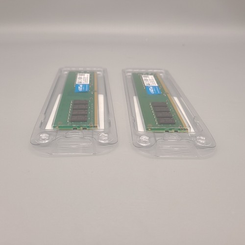 Crucial 32GB Kit (2x16GB) UDIMM Desktop DDR4-2666 RAM Memory CT16G4DFD8266 - Picture 4 of 5