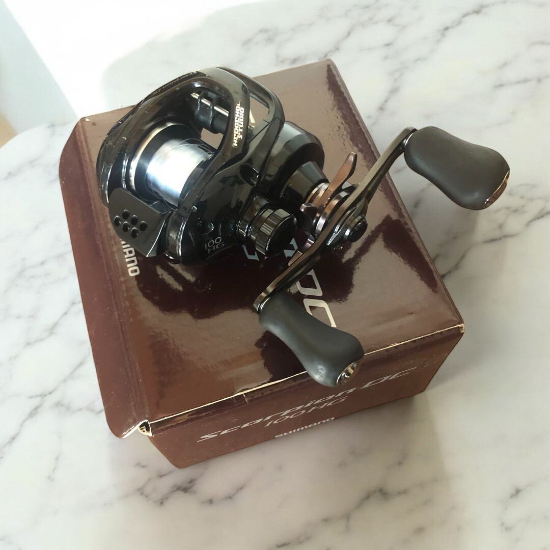 Shimano 17 Scorpion DC 100HG Right Baitcasting Reel Digital