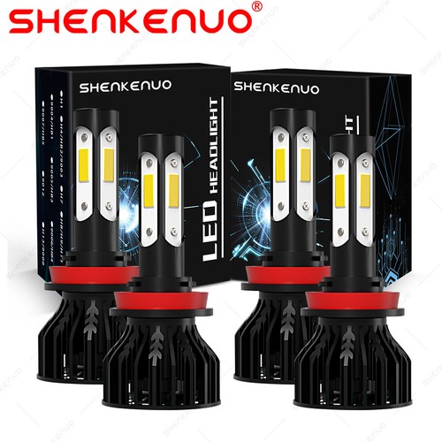 For Nissan Rouge 2009 to 2019 4x LED Conversion Kit Lights Combo Low Beam + FOG - Foto 1 di 12