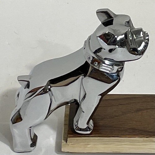 VINTAGE MACK TRUCK CHROME BULL DOG HOOD ORNAMENT DECOR eBay