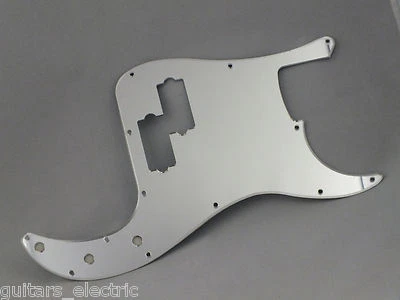 GUITARS ELECTIRC PRECISION BASS SILBER SPIEGEL KRATZPLATTE Schlagbrett passt USA/Mex Fender Bass.
