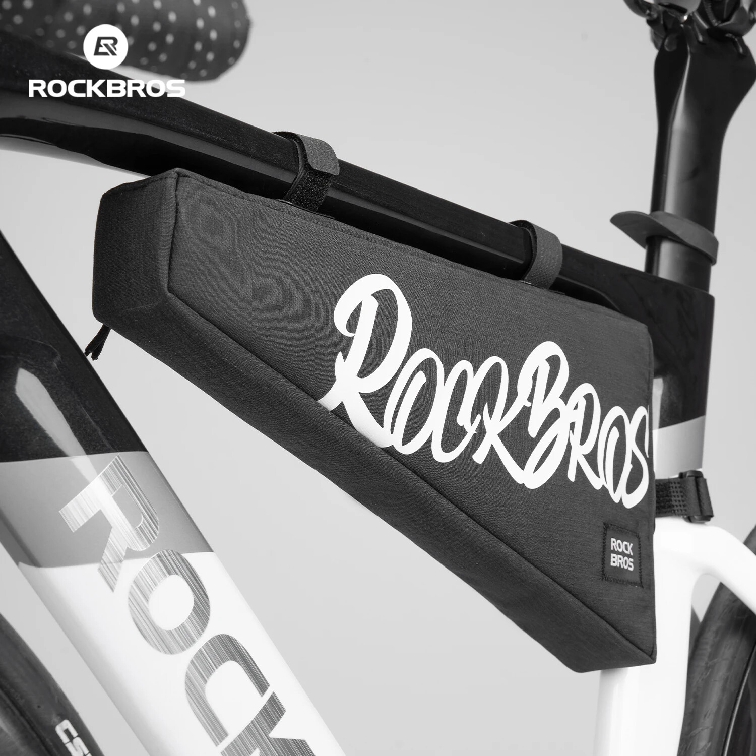 ROCKBROS Bicycle Triangle Bag 1.9L Bottom Tube Bag MTB Road Bike Front Frame Bag