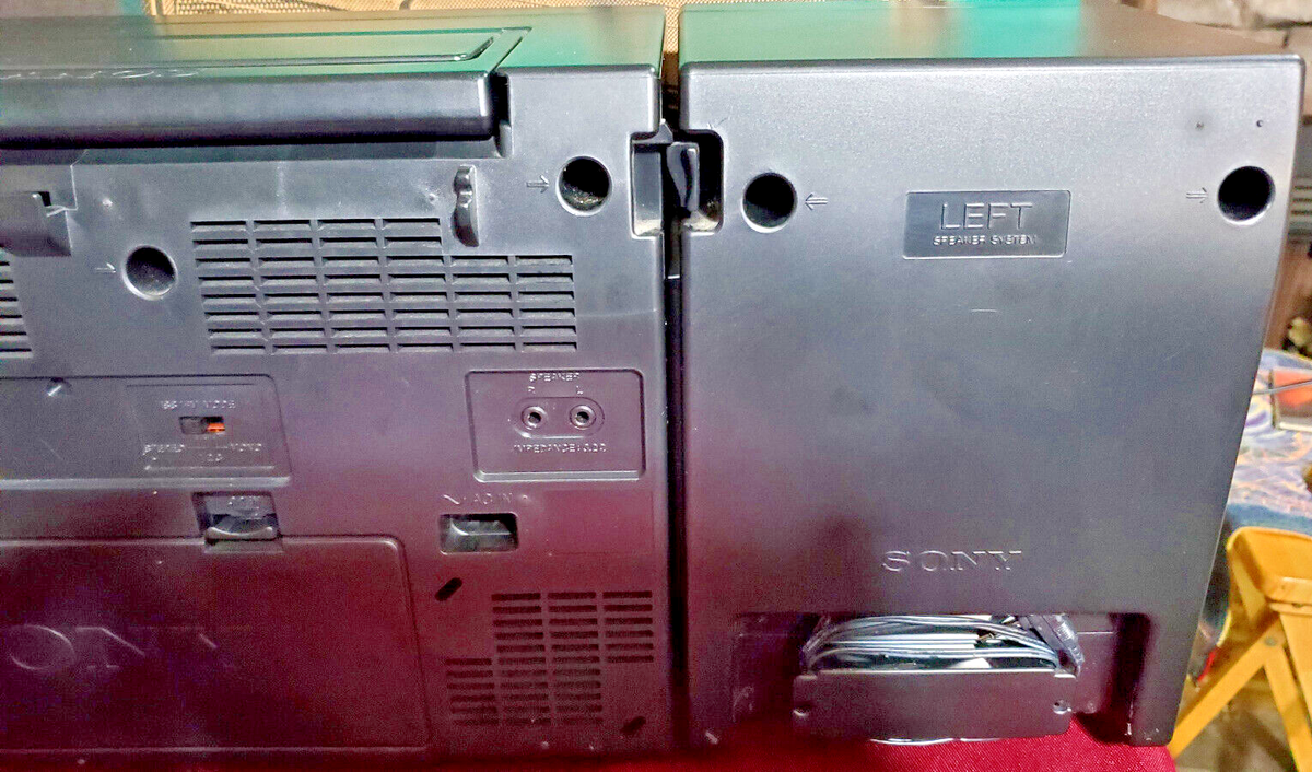 80s Sony CFS-W455 Stereo Double Cassette & Radio Boom Box