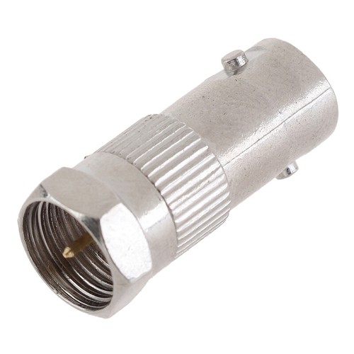 1pcs BNC Female to F Type Male RF Coaxial Cable Connector Metal Adapt SY JC - Zdjęcie 7 z 12