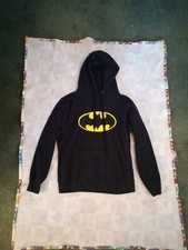 Batman Hooded Sweatshirt Youth sL Great Condition Little Ware