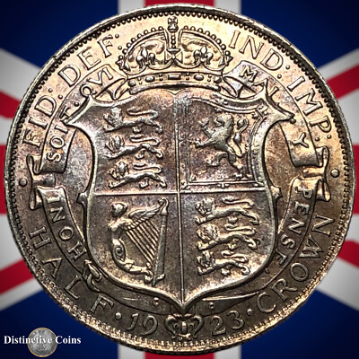 1909年英国半クラウン銀貨。 Great Britain 1923 Half Crown GB1309 | eBay
