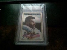 1980 TOPPS SIGNED AUTO CARD FRED DEAN SAN DIEGO CHARGERS 49ERS HOF PSA DNA # 392