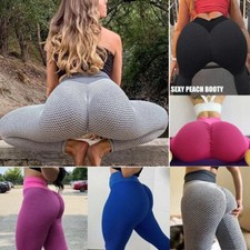 Women High Waist Anti-Cellulite Push Up Yoga Pants Sports Gym Tik Tok Leggings