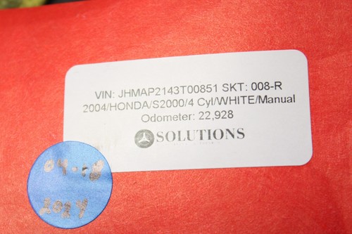 00-05 HONDA S2000 LEFT AND RIGHT FLOOR CARPET RUG FLOOR MAT BLACK OEM 22K Mi! - Picture 17 of 17