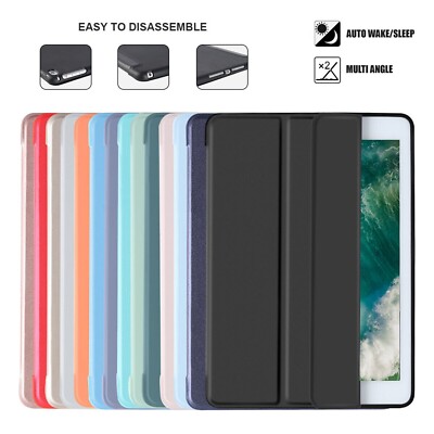 For iPad 5th/6th/7th/8th/9th Gen Pro 11'' M4 M5 Shockproof Smart Stand Case Cover