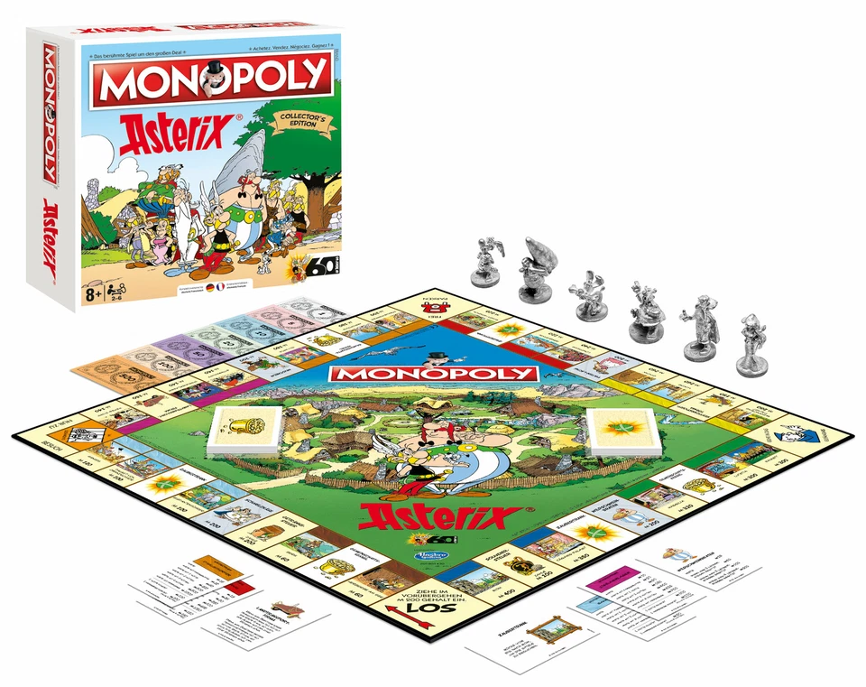Monopoly Asterix und Obelix limitierte Collector's Edition + Top Trumps Quartett - Bild 3 von 4