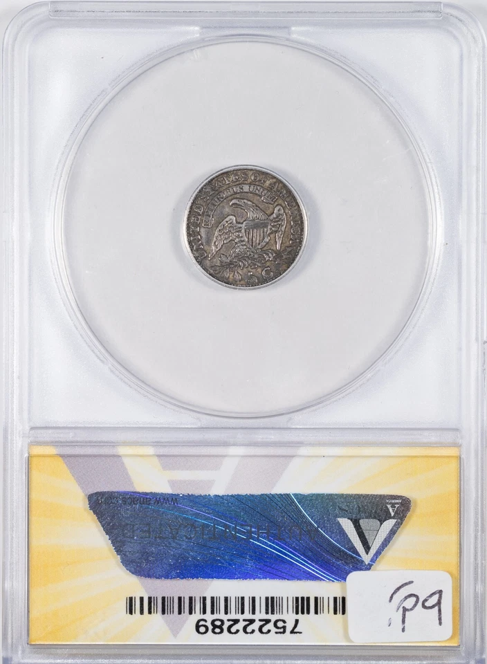 1831 ANACS VF30 Capped Bust Half Dime Very Fine - Nice & Original! - Image 2 of 4