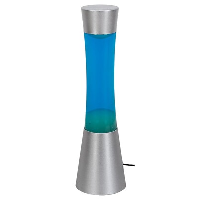 Lavalampe Dekoleuchte Minka Blau Stehleuchte Metall Lampe Beleuchtung