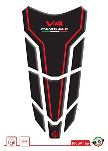 Tankpad mit Harz Beschichtet Kompatibel Motorrad DUCATI Panigale v4 - Pr Sv 16p
