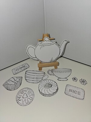 KARTENAUFLEGER Scrapbooking Verzierungen Mehrzweck Kartenherstellung Tee/Kekse