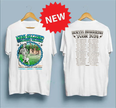 King Gizzard & The Lizard Wizard Tour 2024 T-Shirt For Men Women Tee MC233