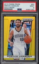2013 Panini Prizm #60 Greivis Vasquez Gold Prizms /10 PSA 9 Mint