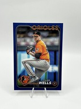 2024 Topps #251 Tyler Wells Royal Blue Orioles Parallel