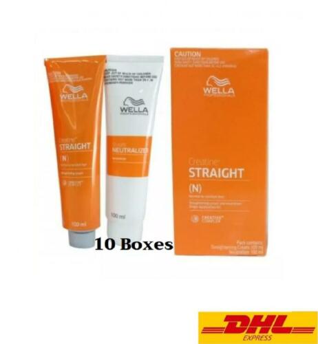 10X Wella Wellastrate Hair Straightening cream Permanent Formula N (100mlX2)  - Picture 1 of 7