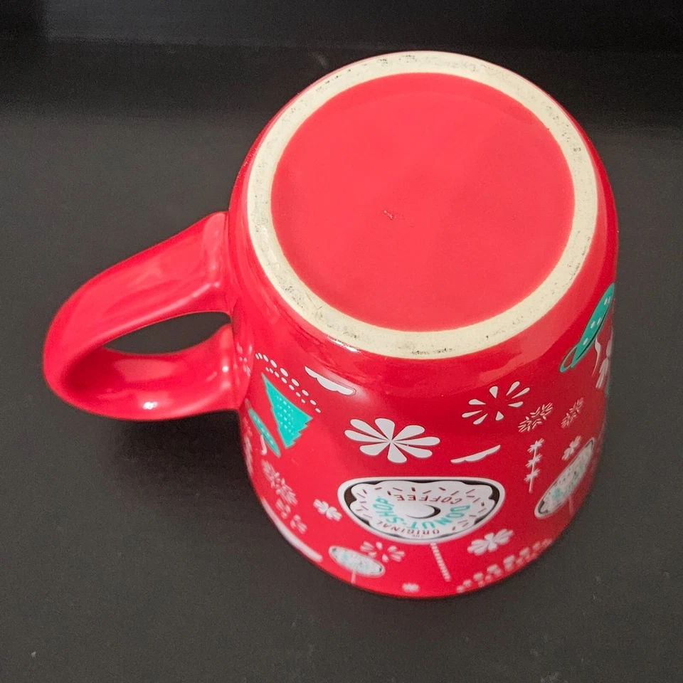 Taza de café de cerámica Keurig Green Mountain Red Donut Shop taza de té Foto 4 de 4