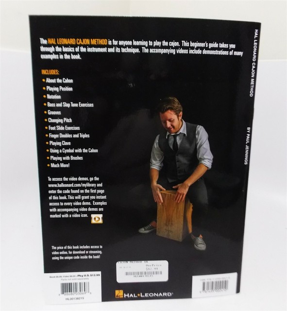Hal Leonard Cajon Method by Paul Jennings (2015, Trade Paperback) for